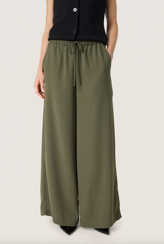 Shirley wide pants Grape leaf