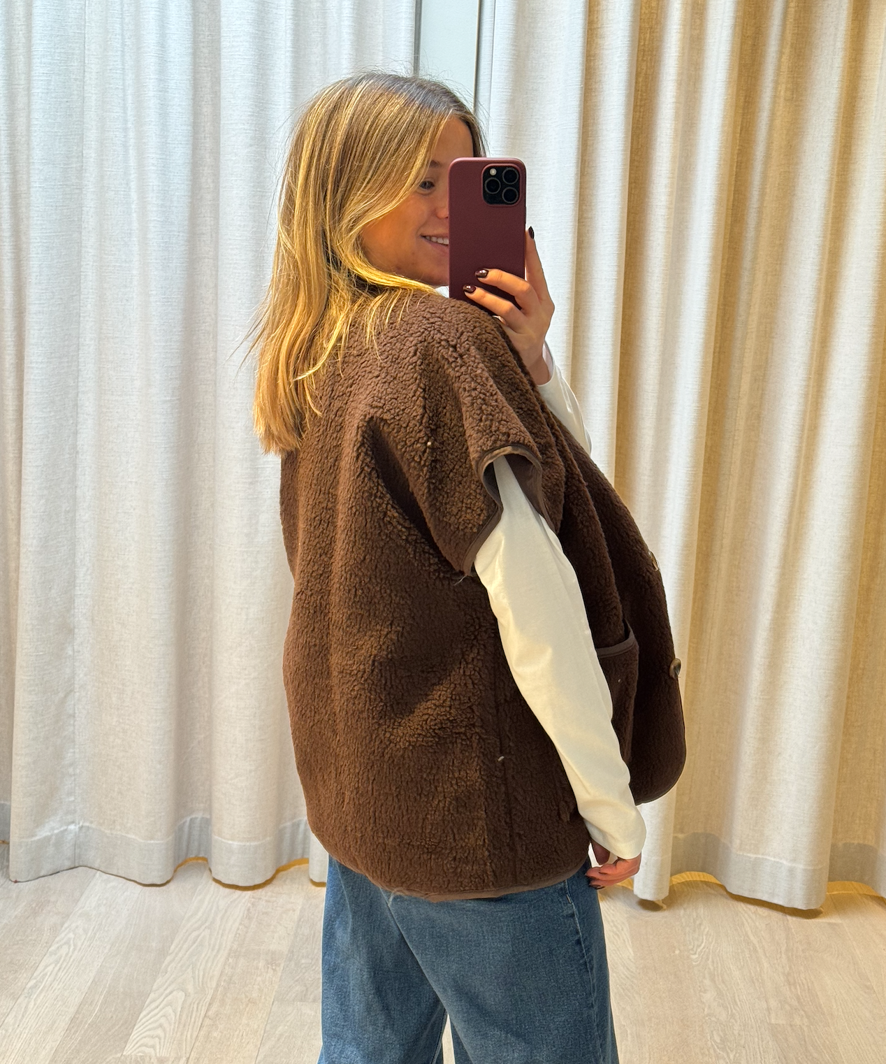 Teddy Vest Chocolate