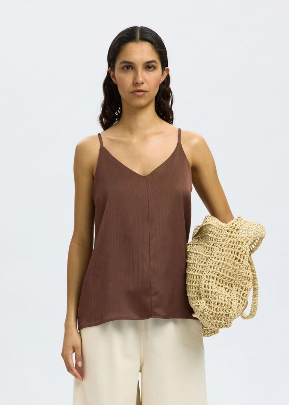 Strap top Chestnut