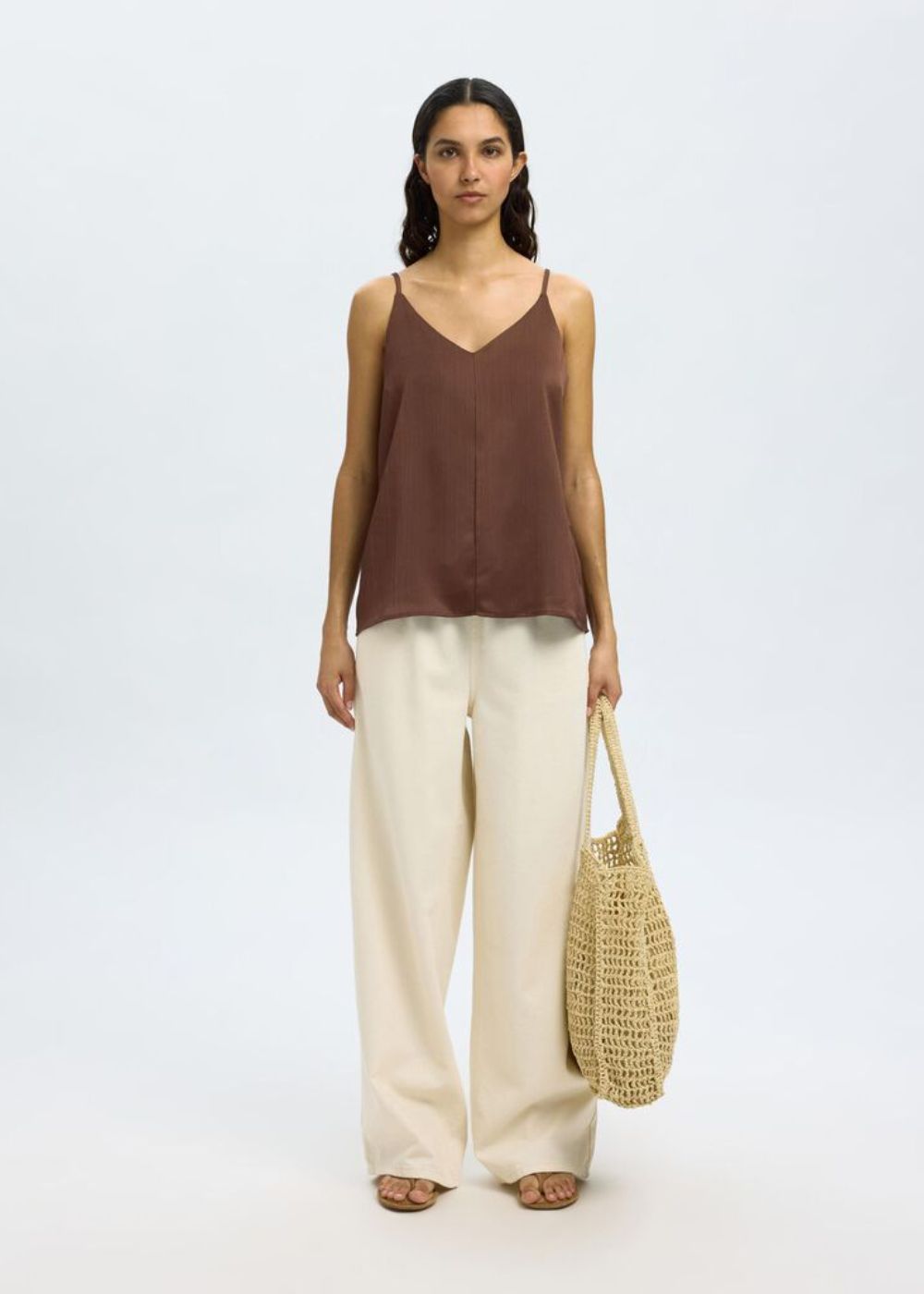 Strap top Chestnut