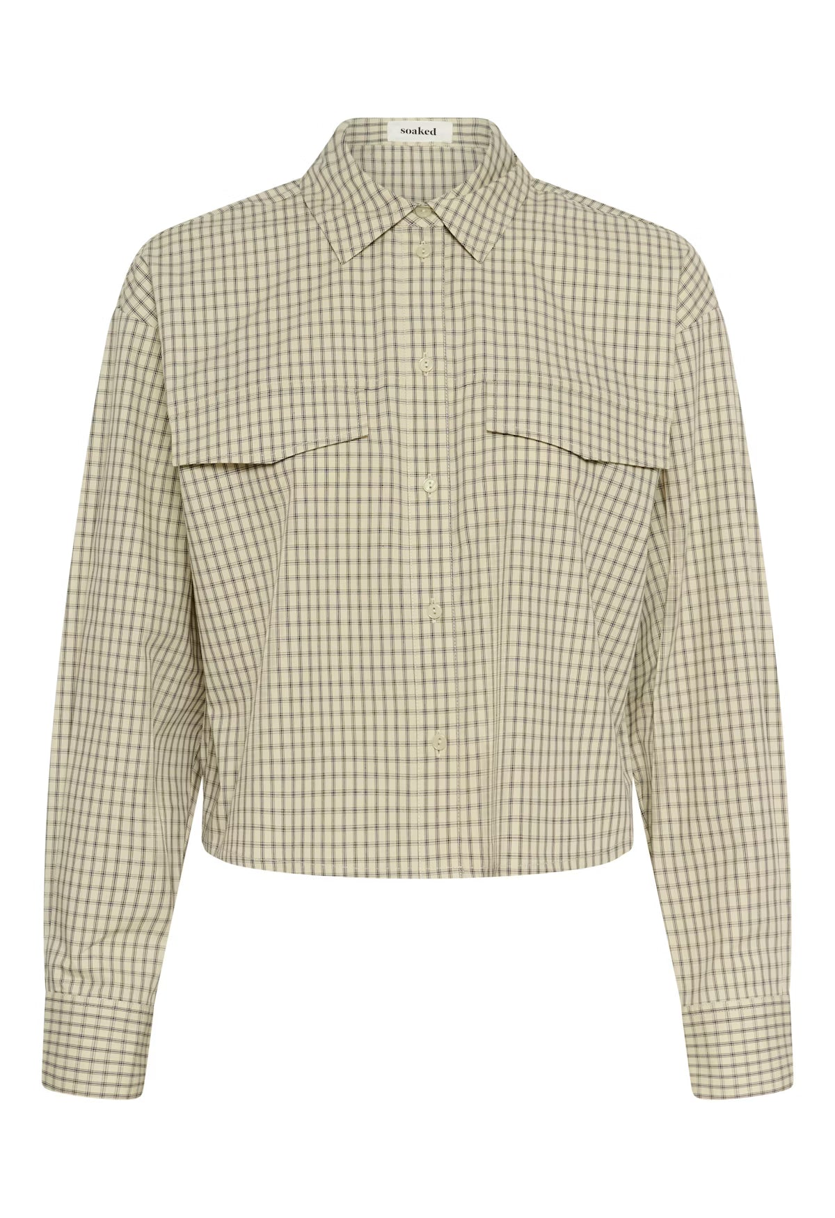 Sivah shirt LS Parchment check