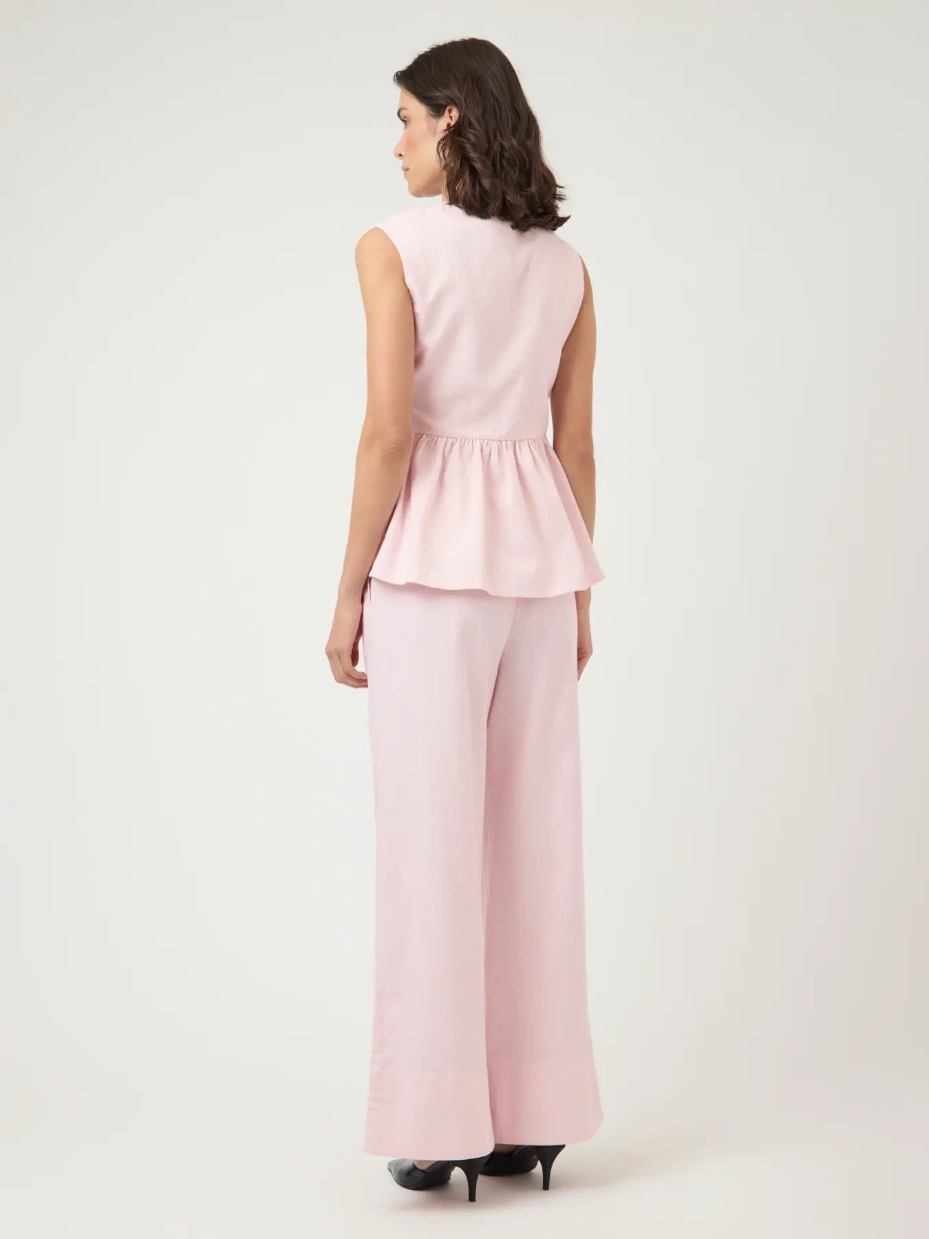 Strima SL linen blend top Ballerina