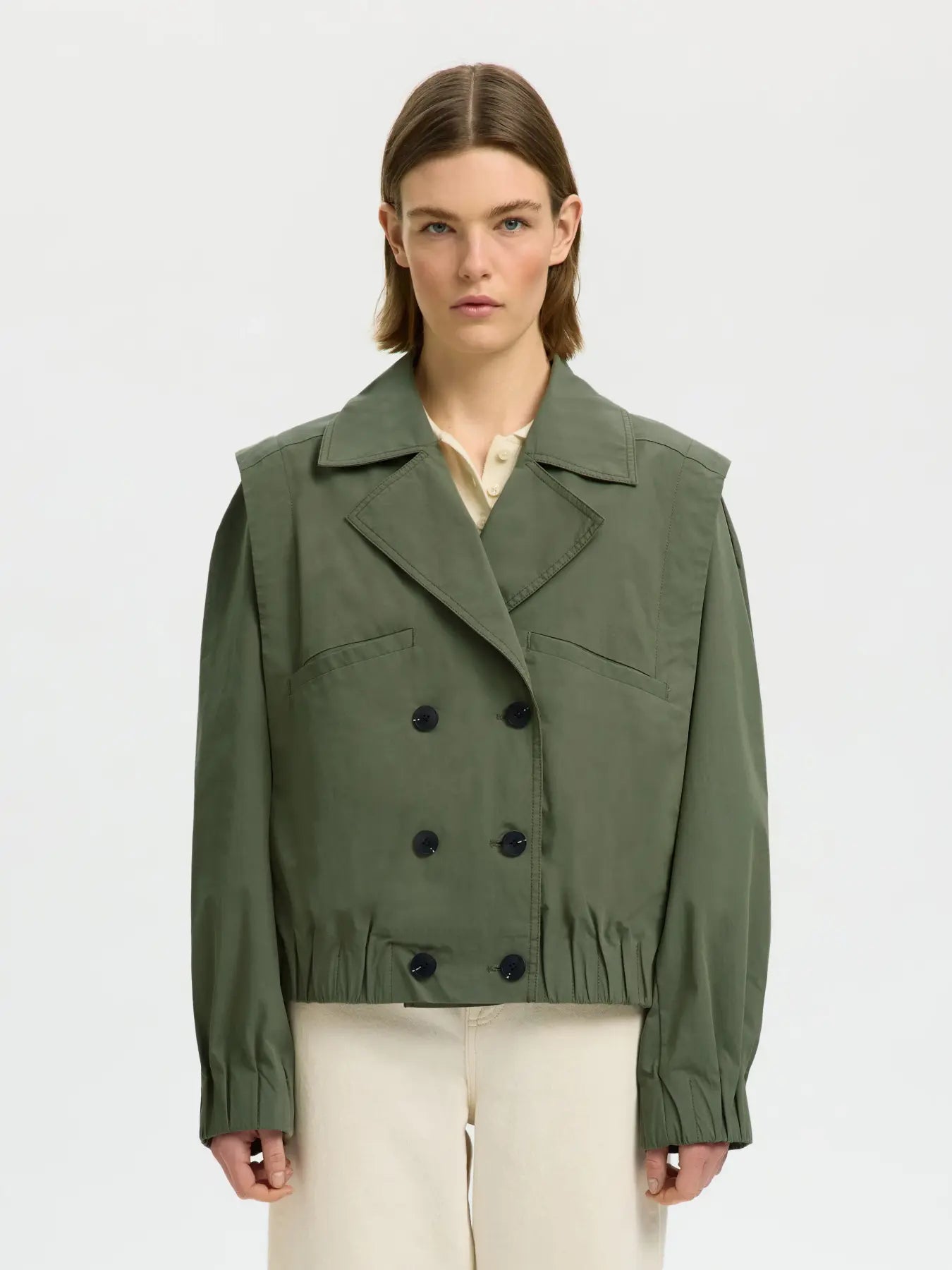 Sutton casual bomber Deep lichen green