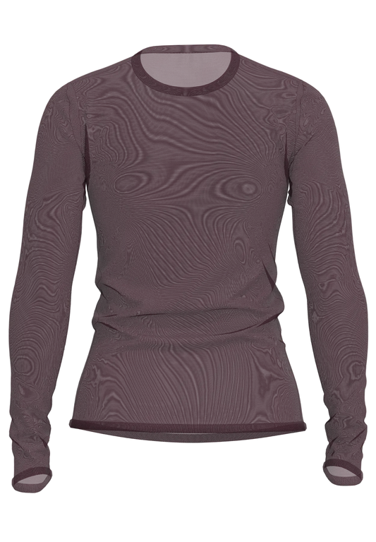 Olga LS top Delicioso brown