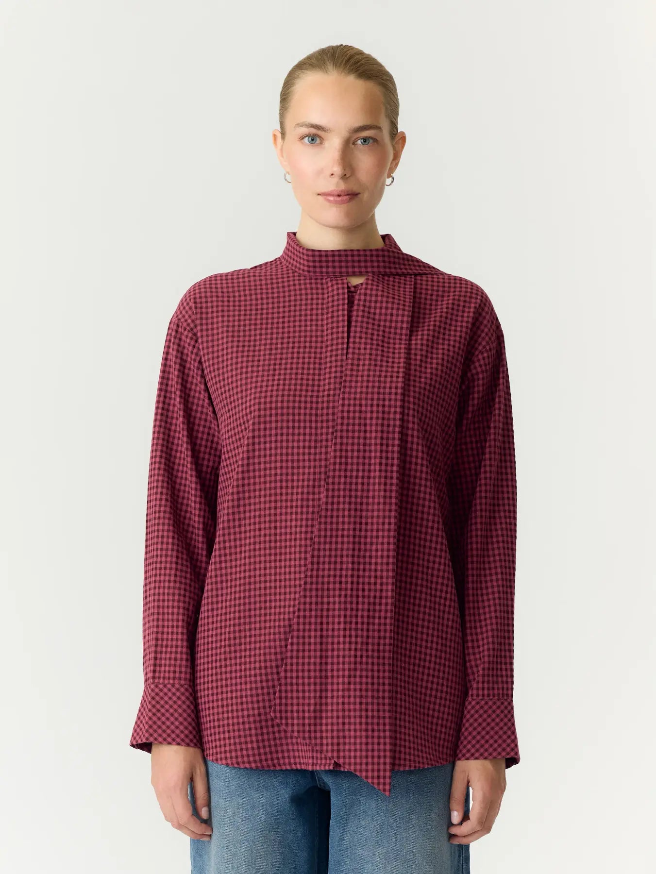 Margo LS check shirt Fig checks