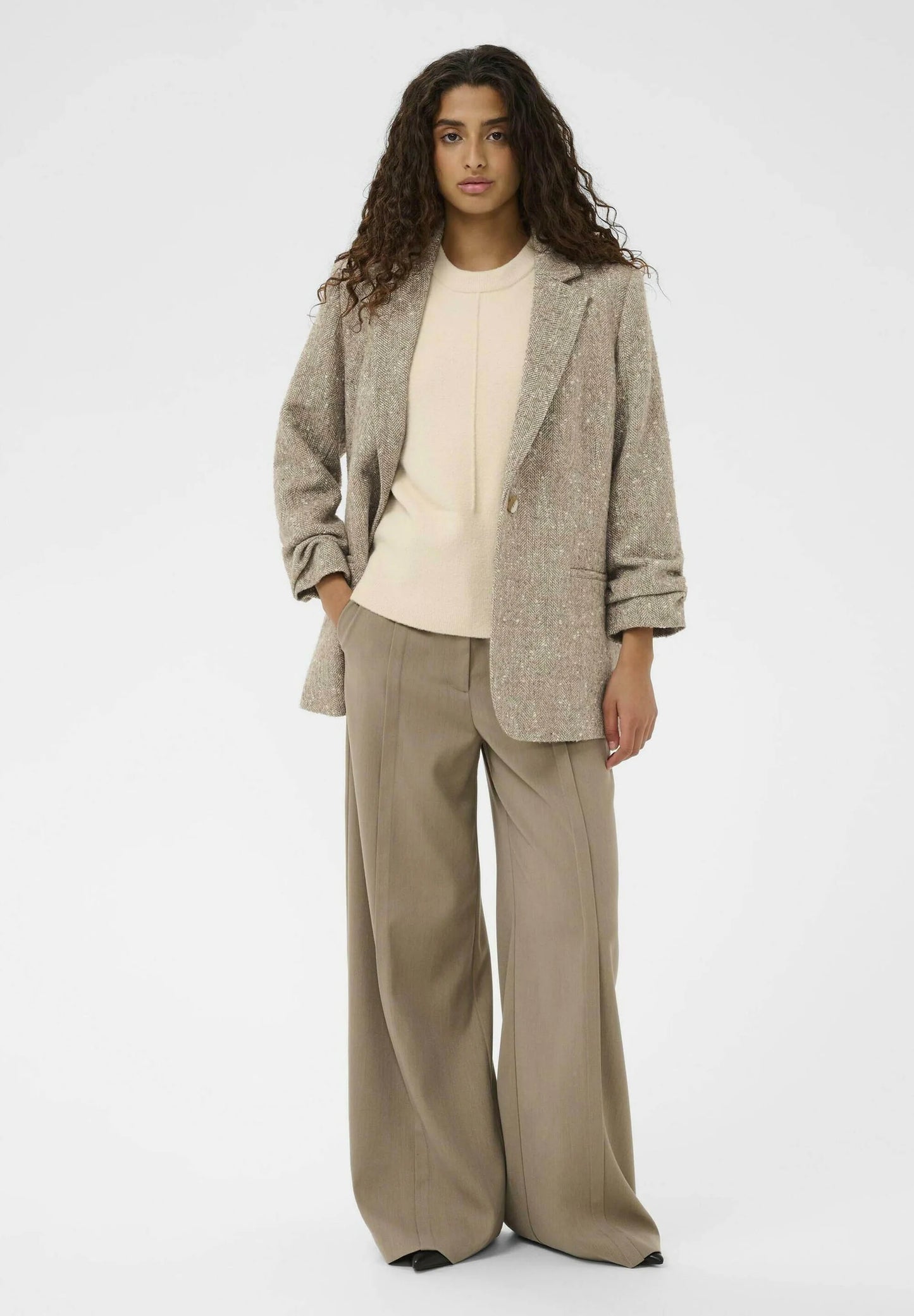 Oleia akeleje jacket Fossel and white