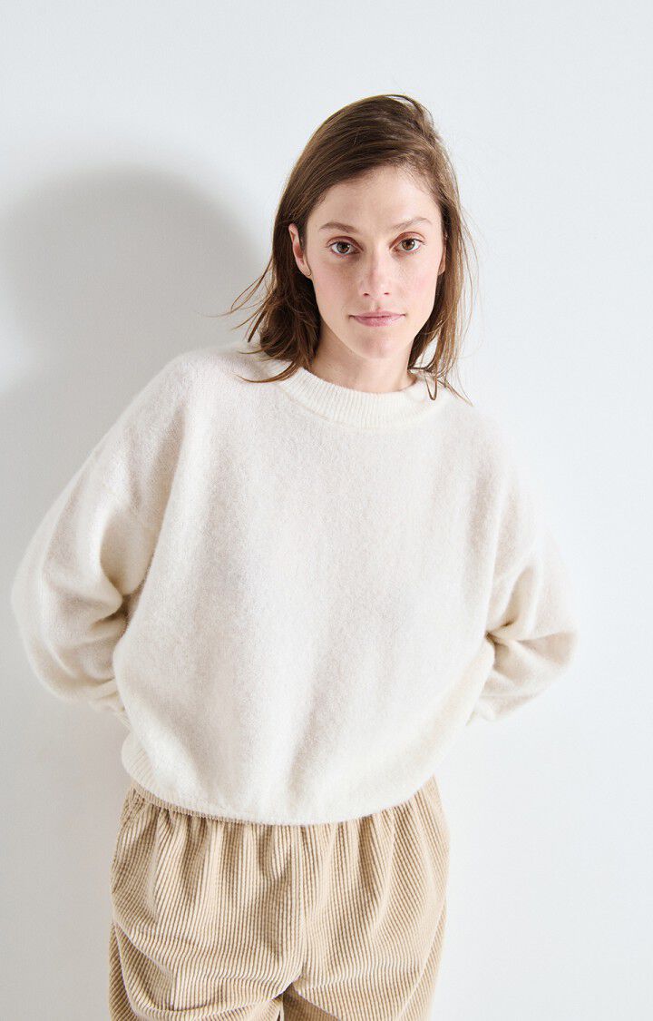 Pull col bateau Blanc