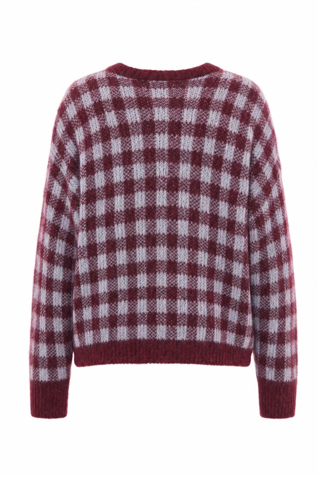 Aomori cardigan Bordeaux