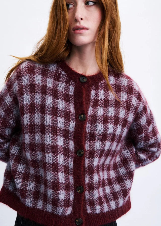 Aomori cardigan Bordeaux