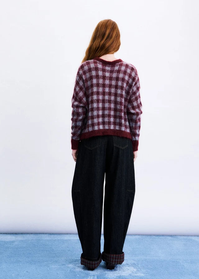 Aomori cardigan Bordeaux