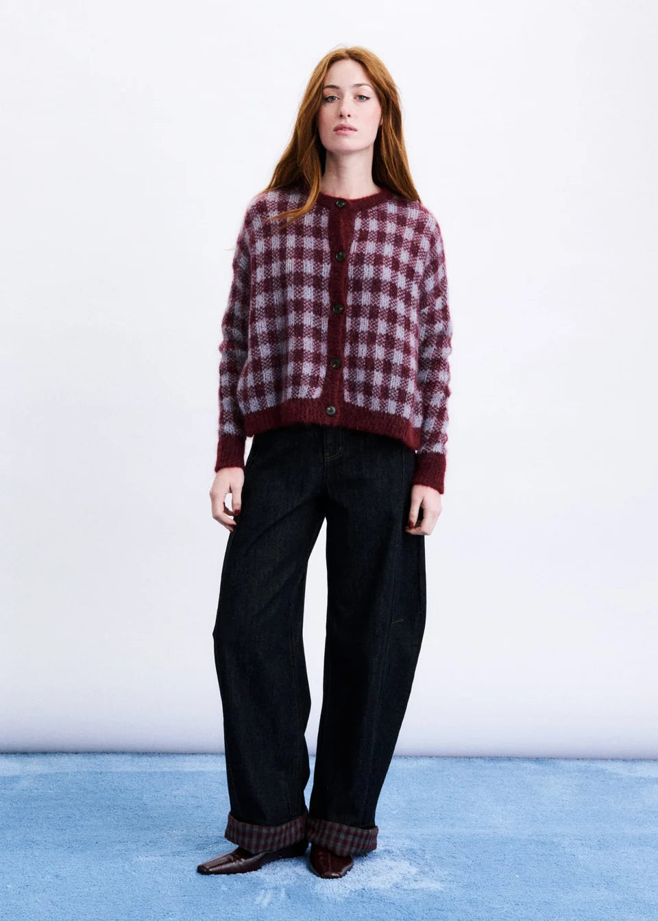 Aomori cardigan Bordeaux