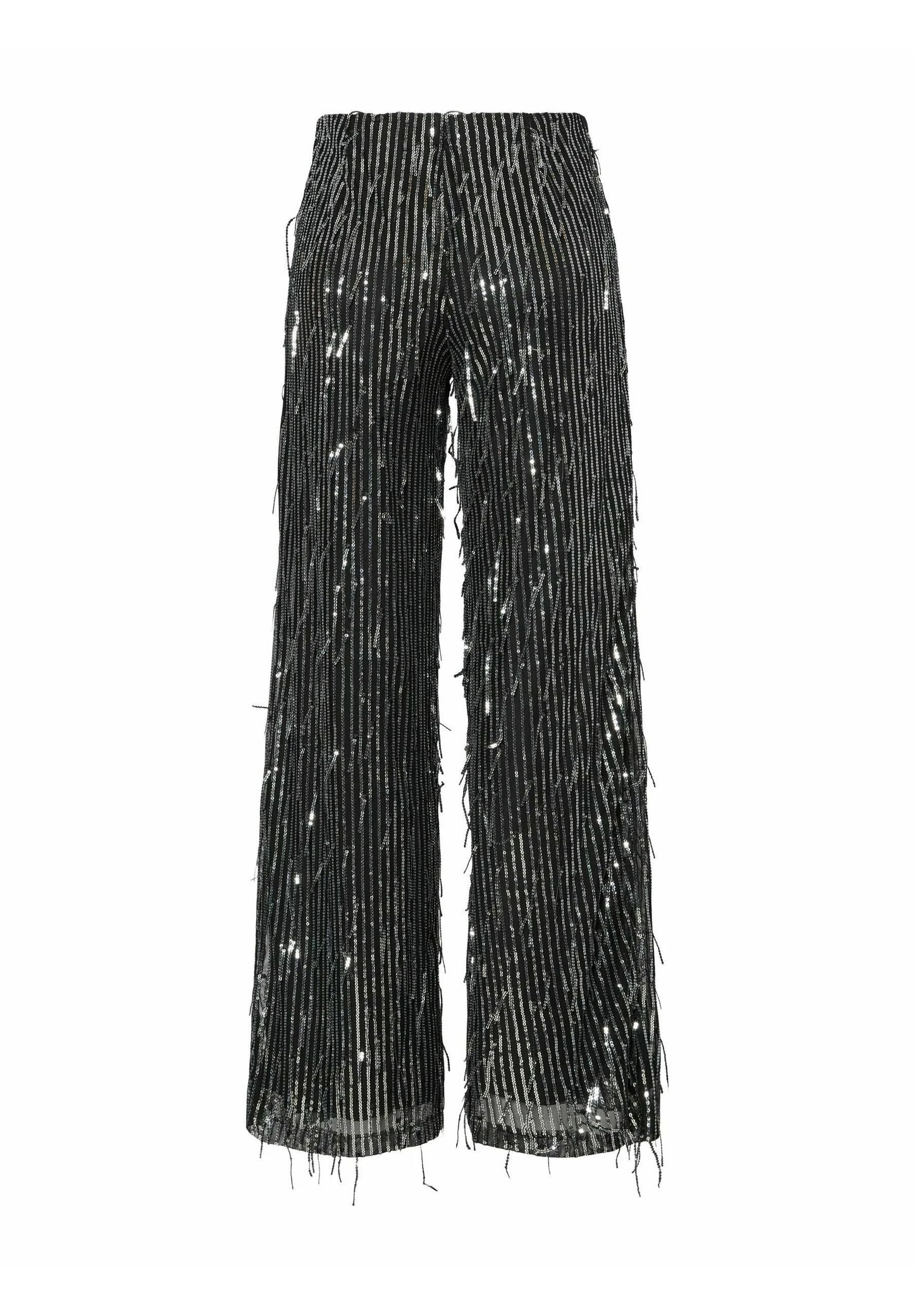 Lantra HW wide pants Black/ Silver