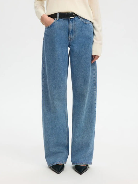 Wide Bea-Kori HW jeans Medium blue denim