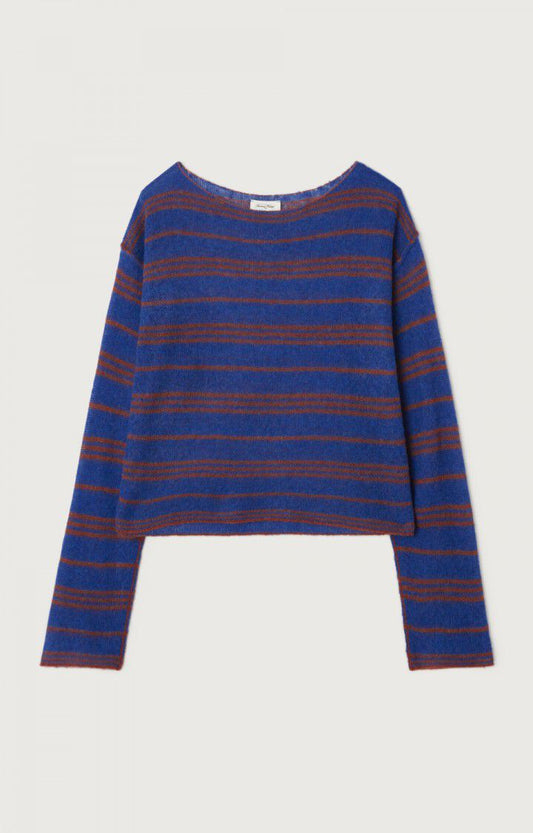 Bod pull ample col bateau Vag stripe