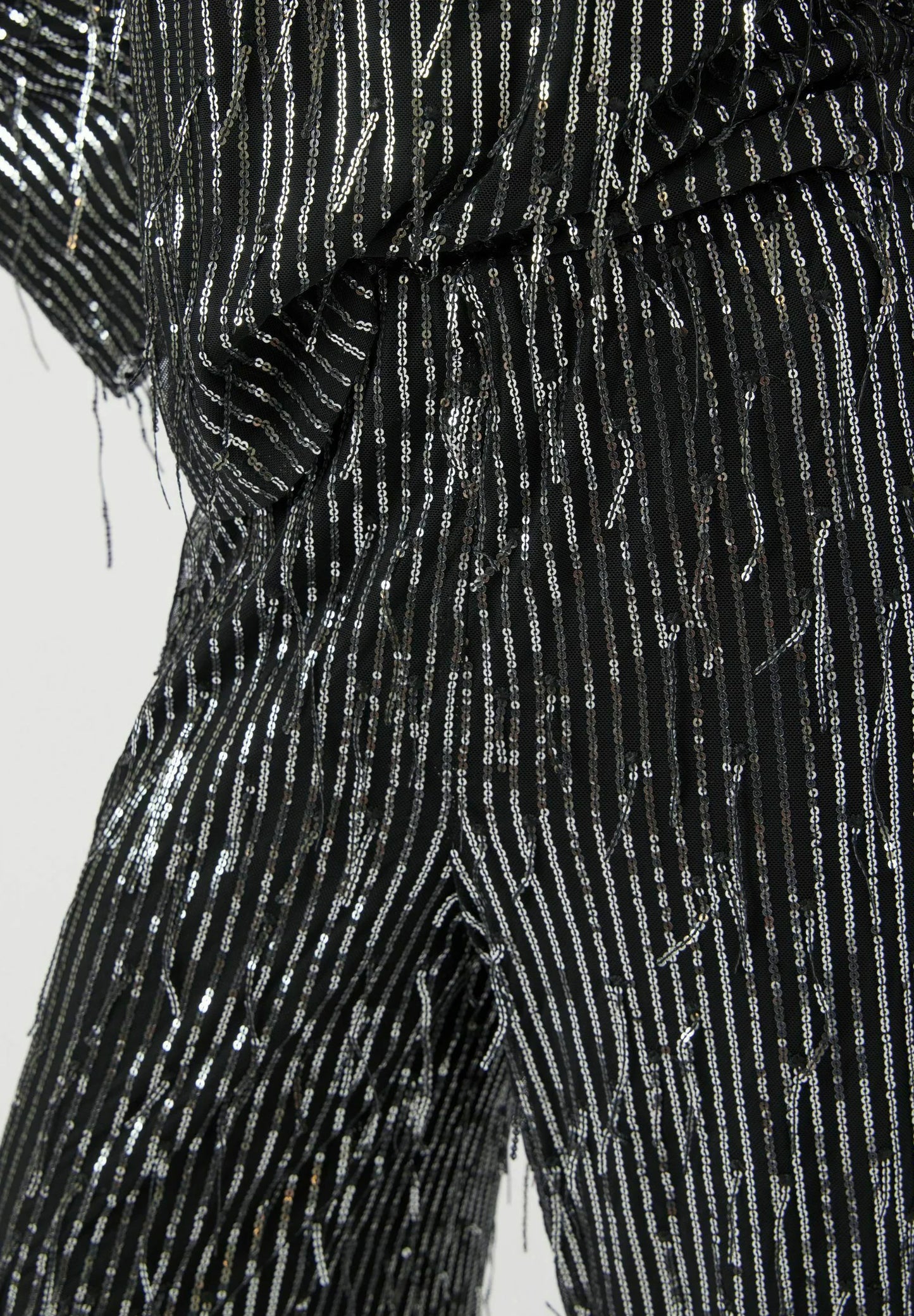 Lantra HW wide pants Black/ Silver