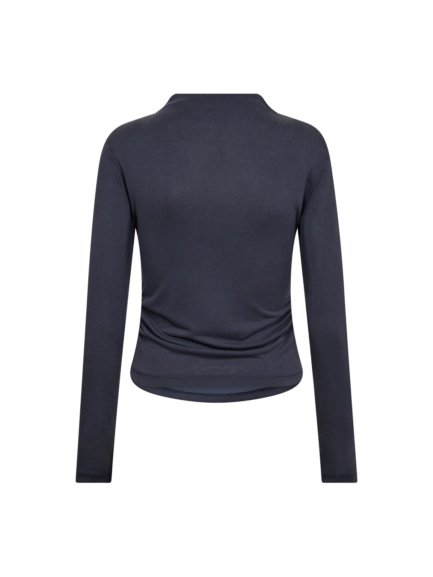 Camilla padded LS blouse Dusty blue