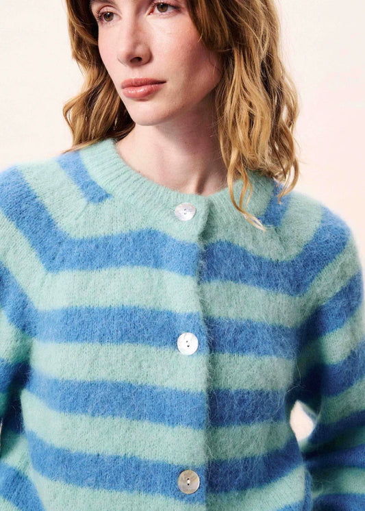 Azur cardigan Bleu azur