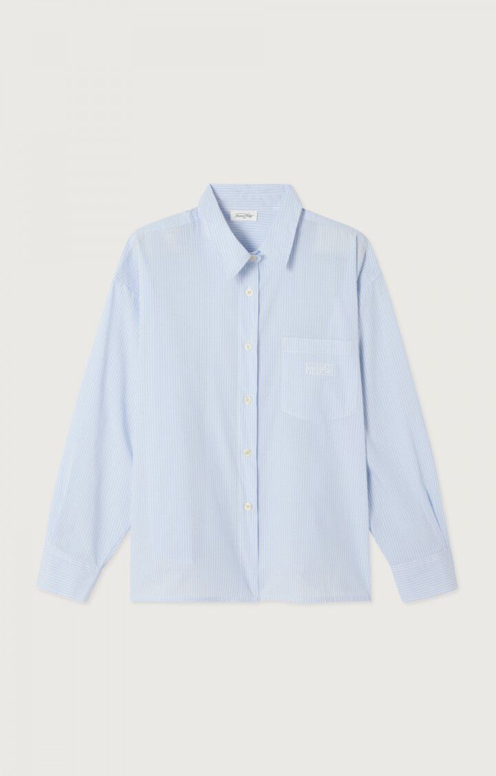 Chemise ample Eluabird Bleu/ blanc
