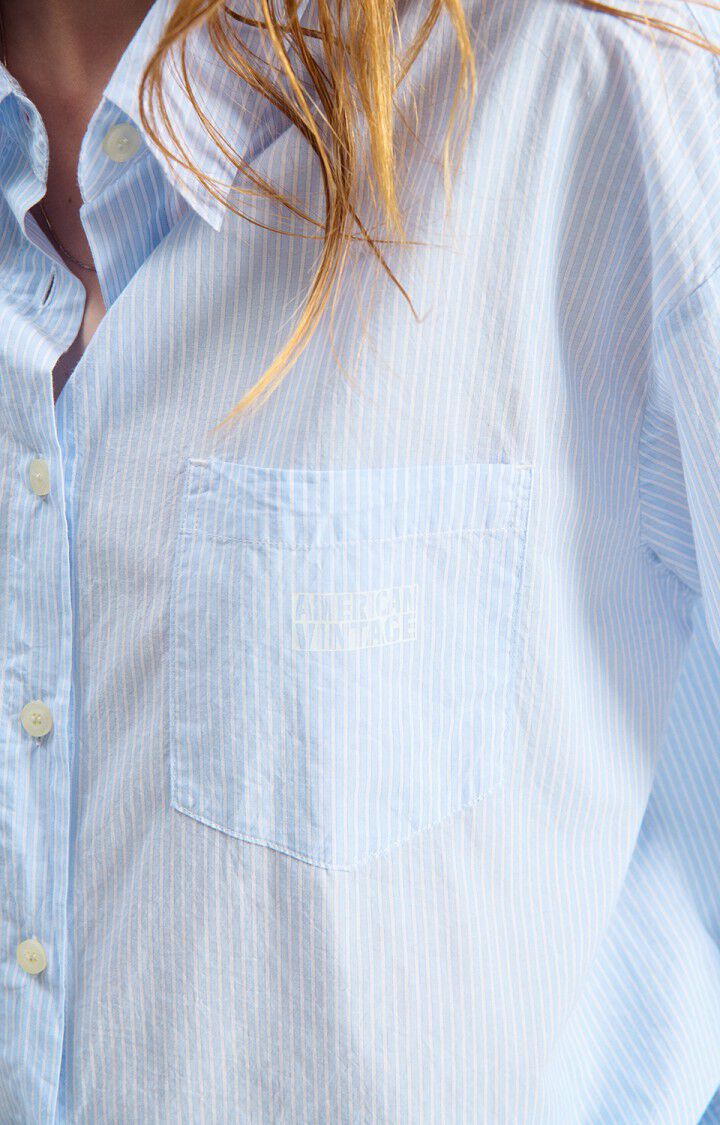 Chemise ample Eluabird Bleu/ blanc
