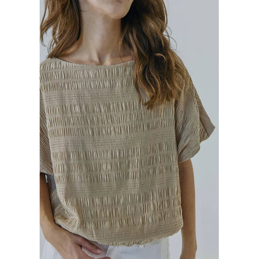 Clarra top Warm beige