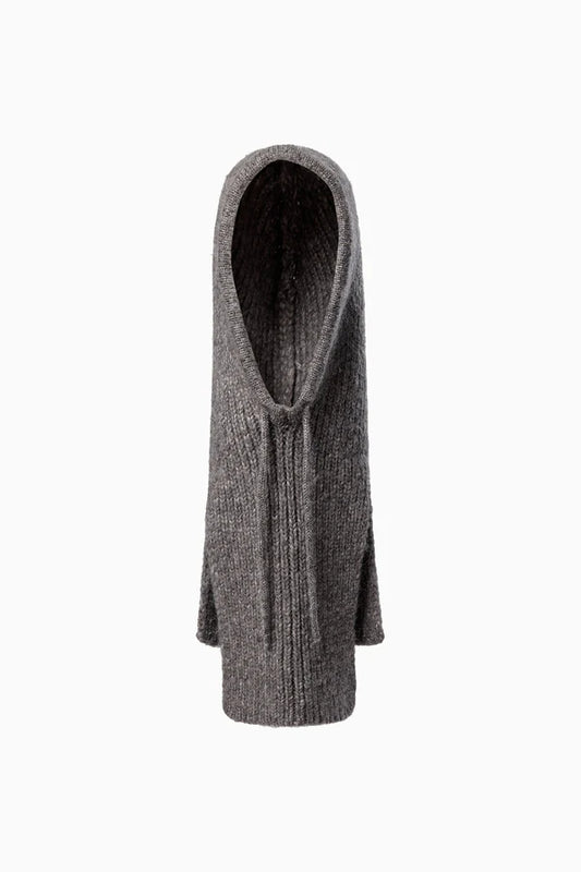 Halley Balaclava knit Mid grey