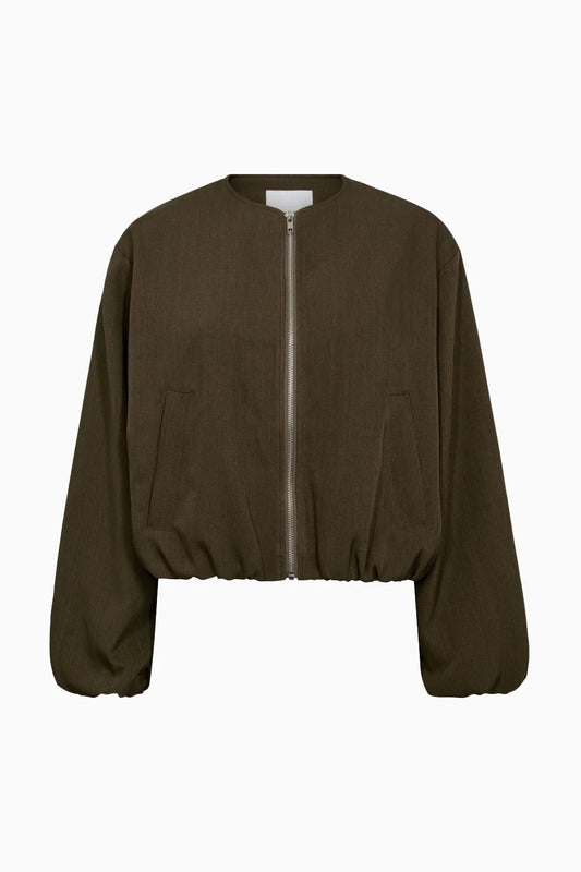 Luna balloon zip jacket Military olive