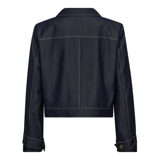 Terry denim jacket Dark denim