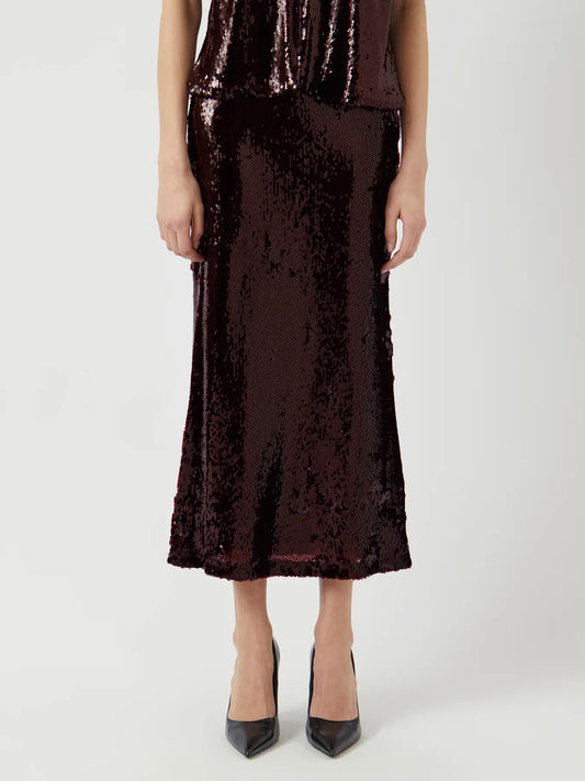 Royalina HW sequin ankle skirt