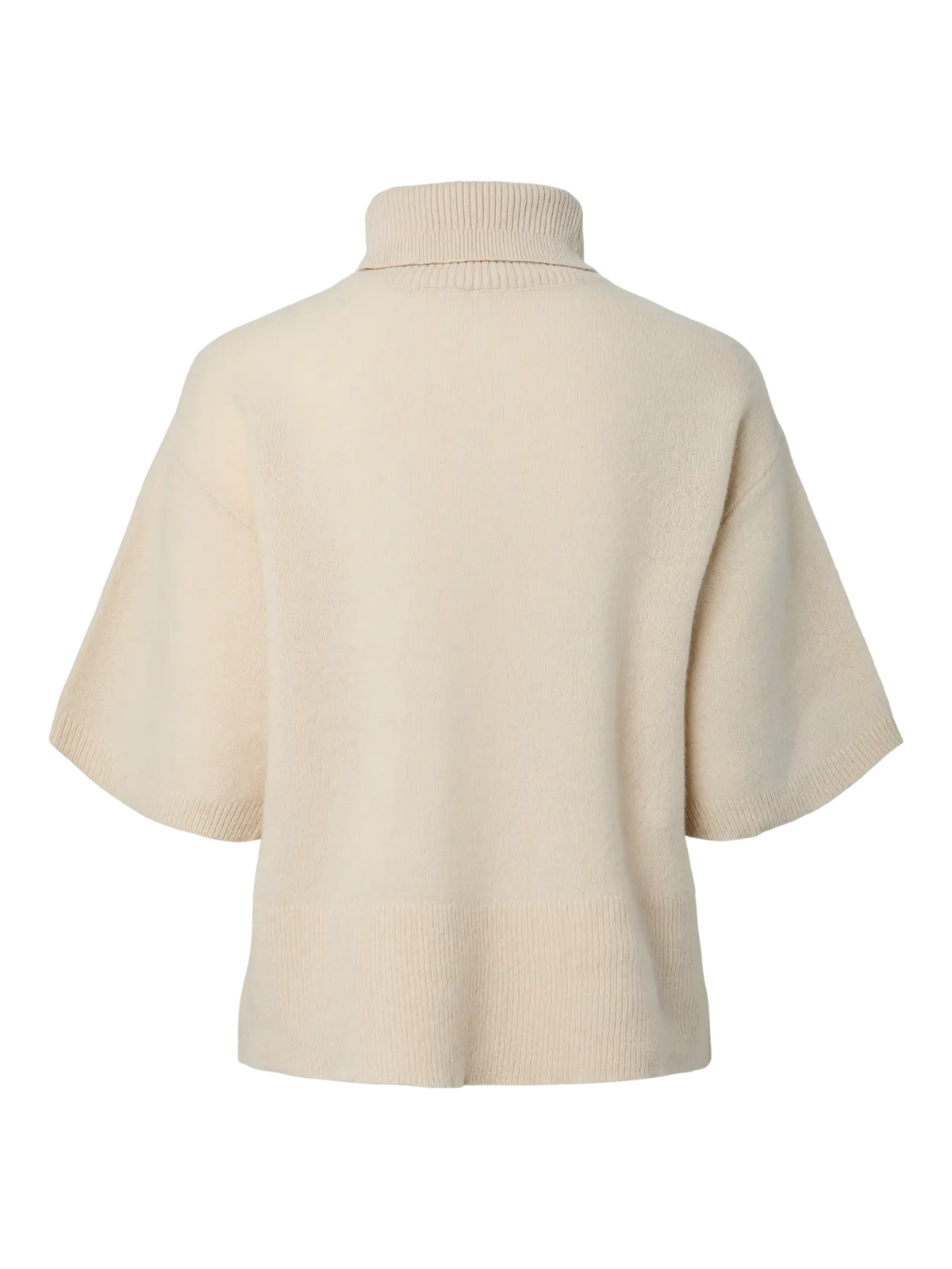 Emila 2/4 wool knit pullover Sandshell