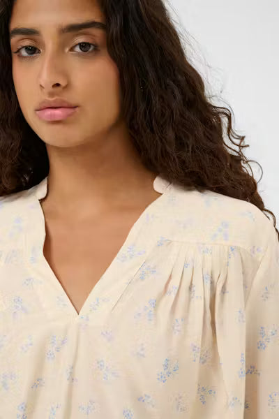 Eneya printed blouse Parchment ditsy