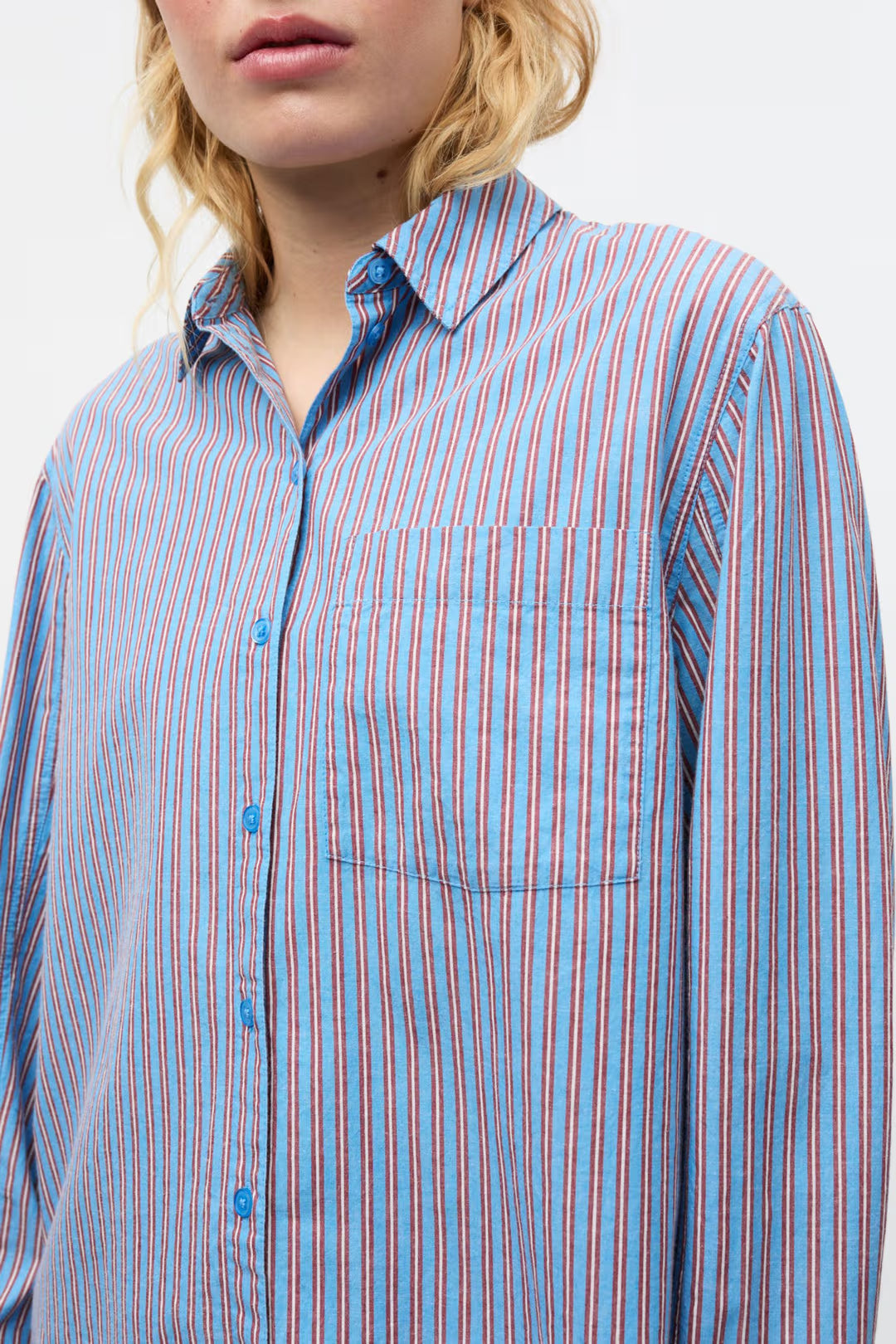Webster Shirt Cabernet Stripe