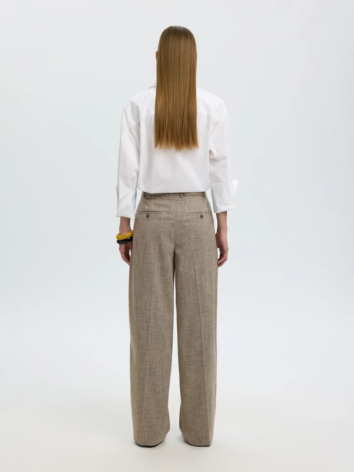 Wide Ezma mw pants Chocolate chip