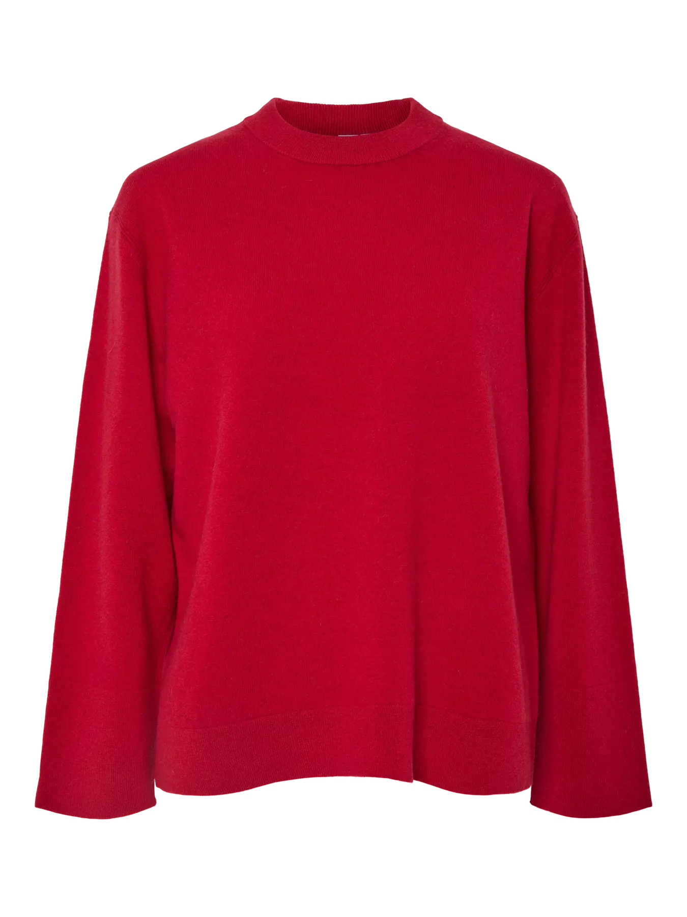 Emilie o-neck knit pullover Jester red