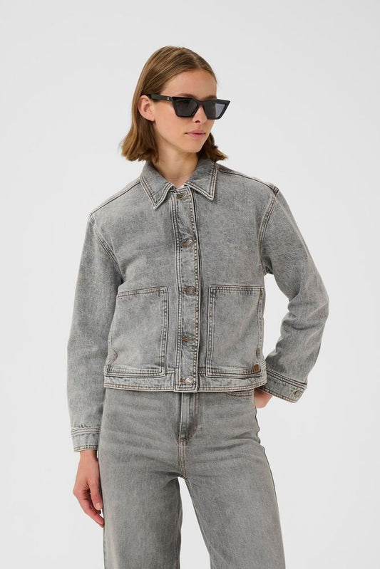 Nanas denim jacket Light grey denim