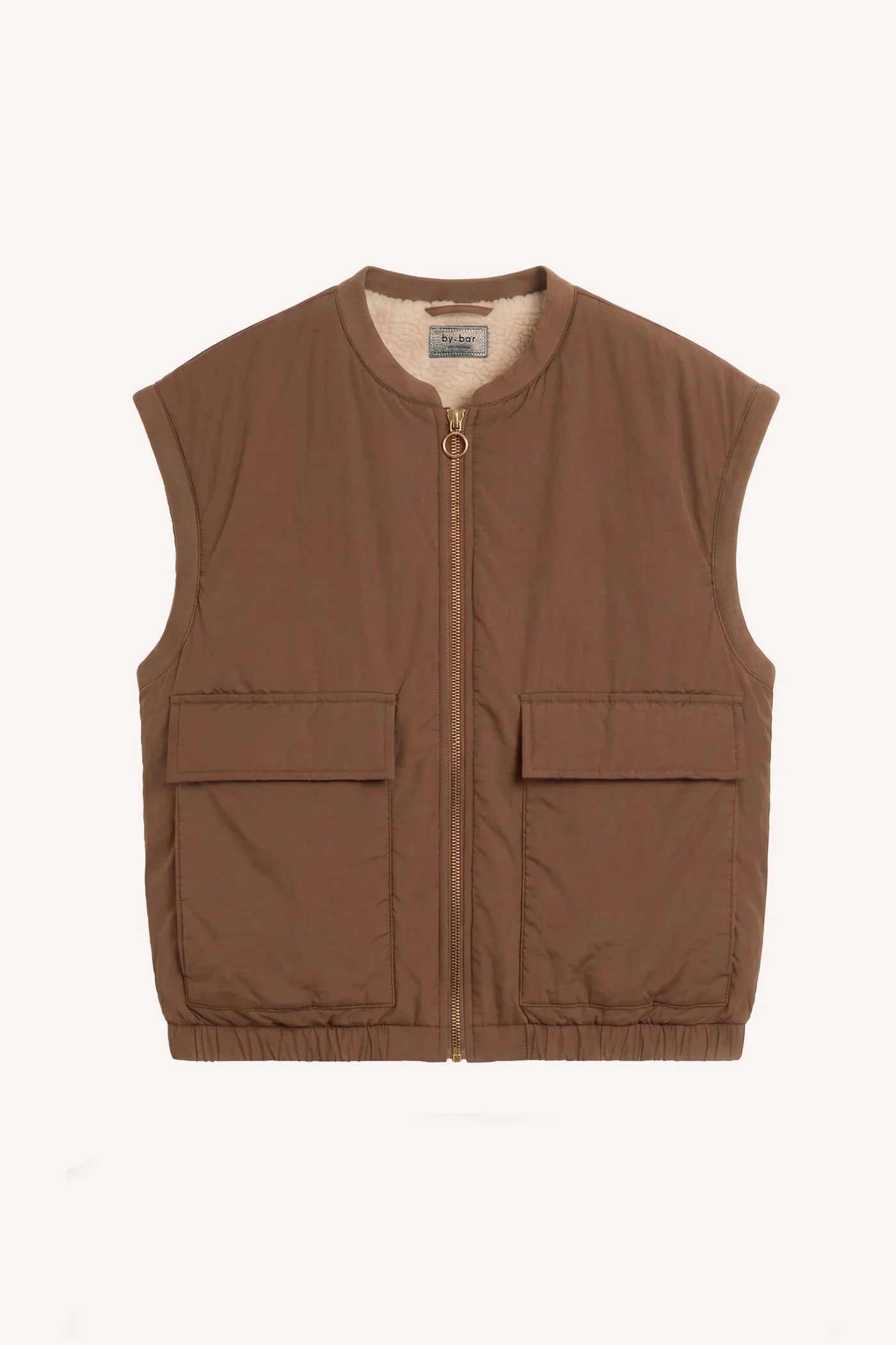 Gio Sleeveless Jacket Hazel