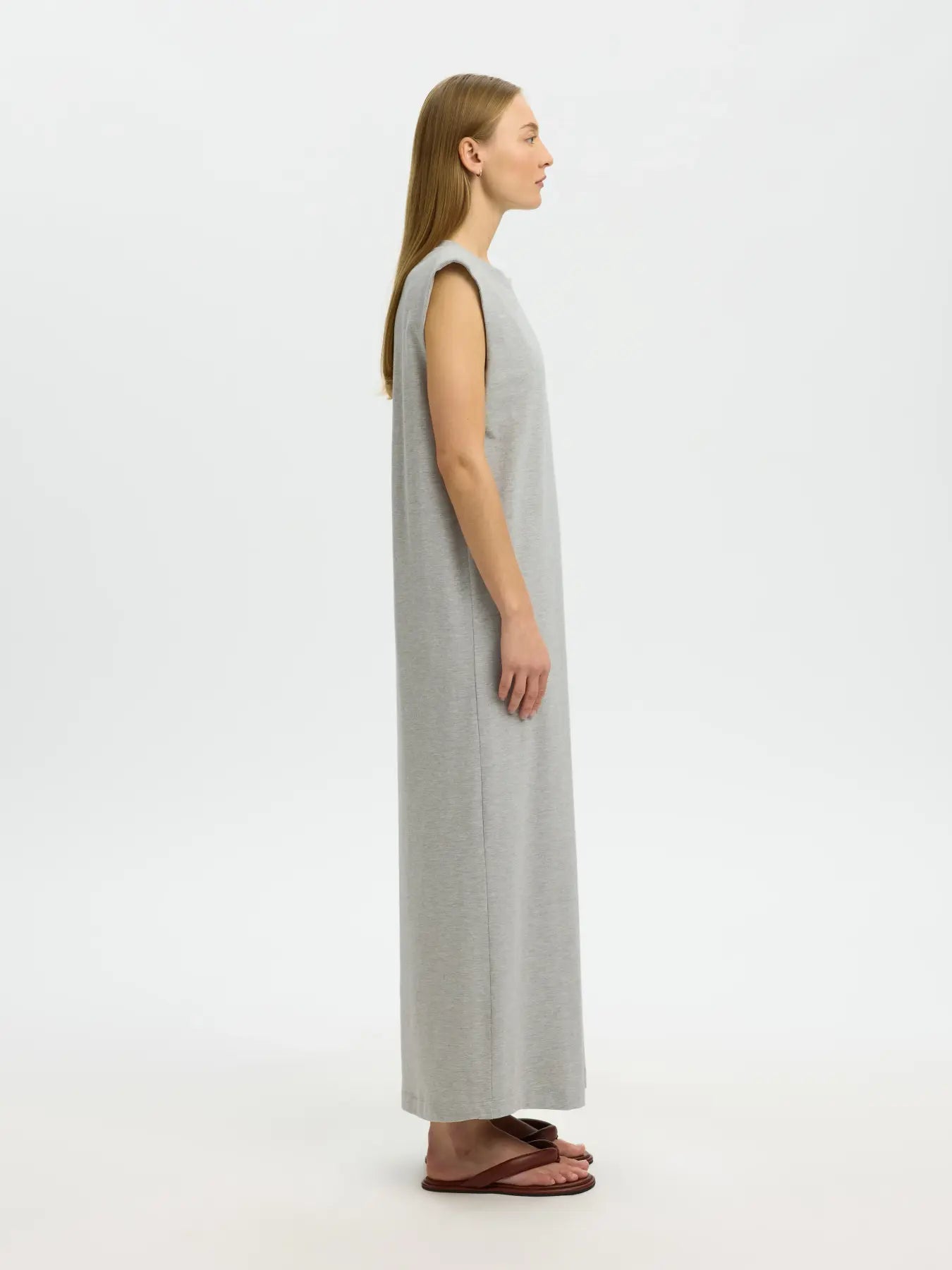Halley SL ankle dress Light grey mel