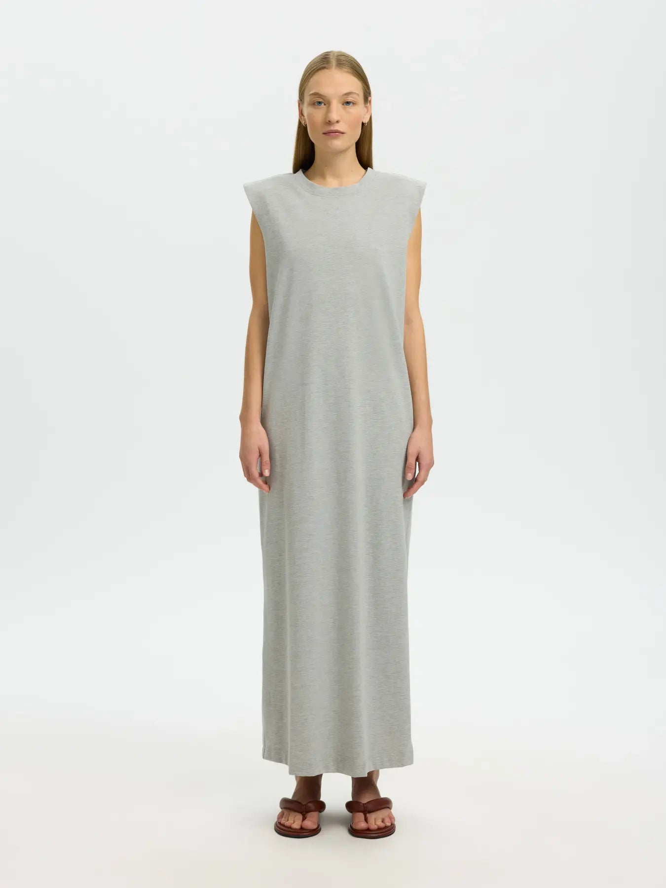 Halley SL ankle dress Light grey mel