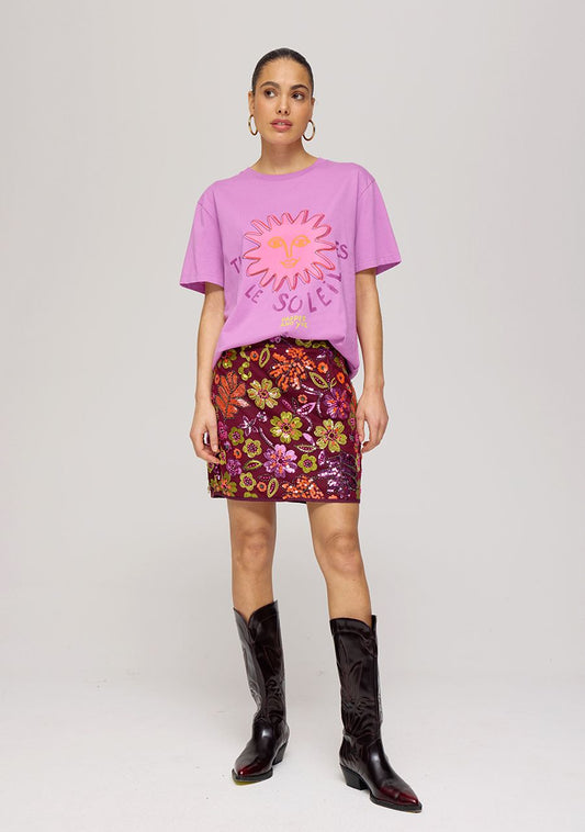 T-shirt le soleil Lila love