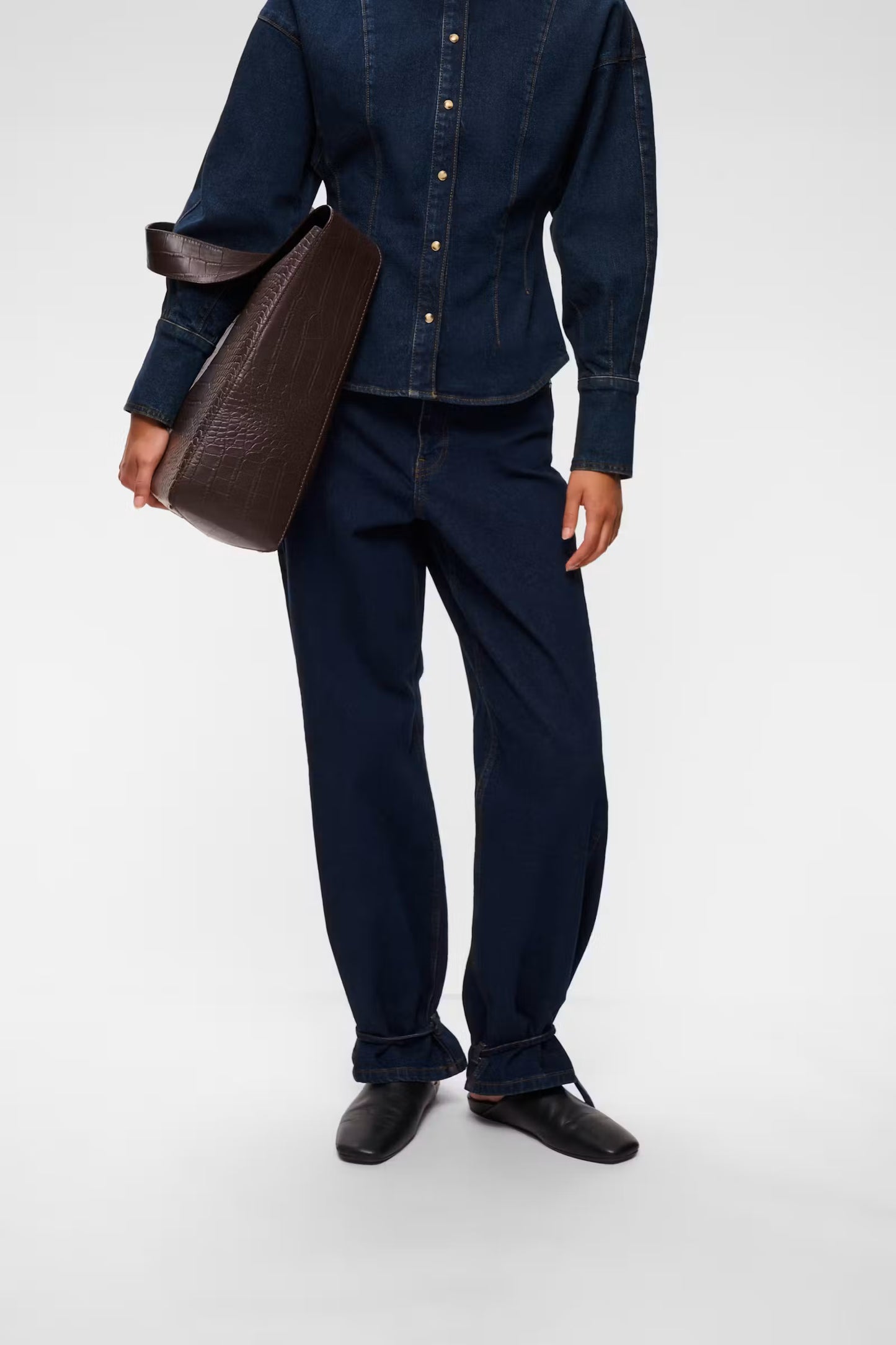 Haruki wide jeans Dark denim