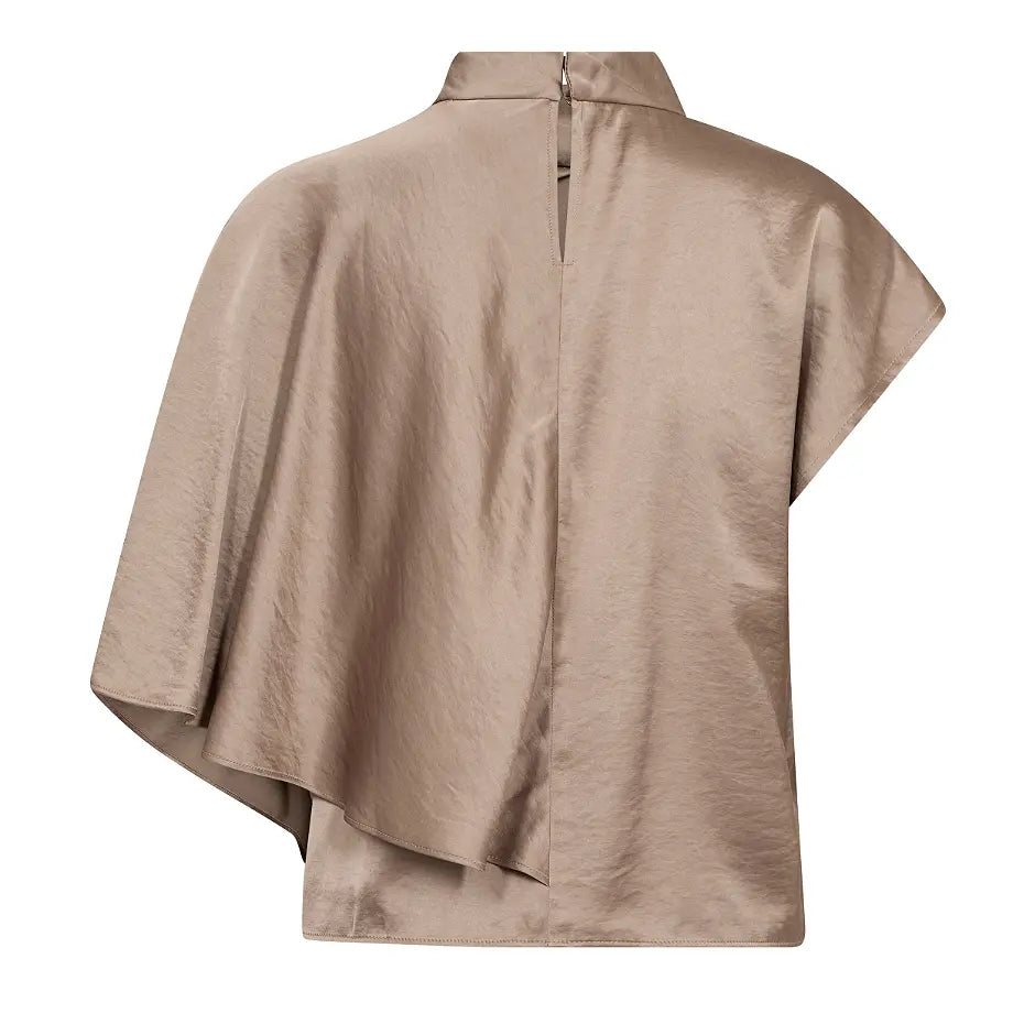 Idun cape blouse Walnut