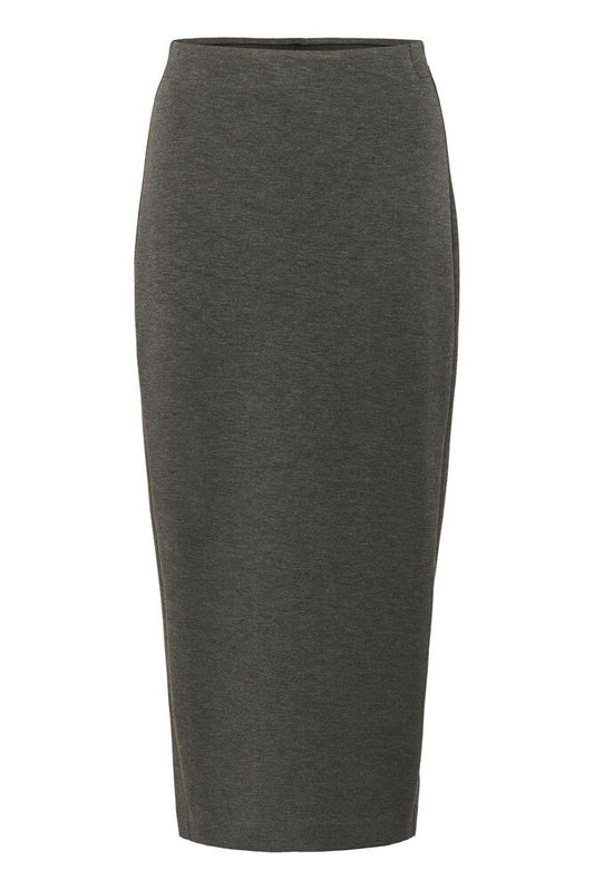 Aida melange skirt Dark grey melange