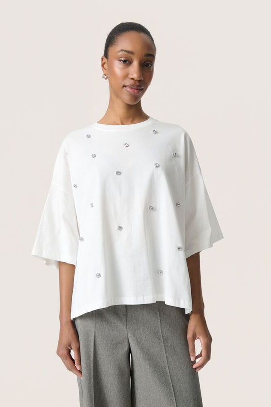 Afshan simili tee Broken white