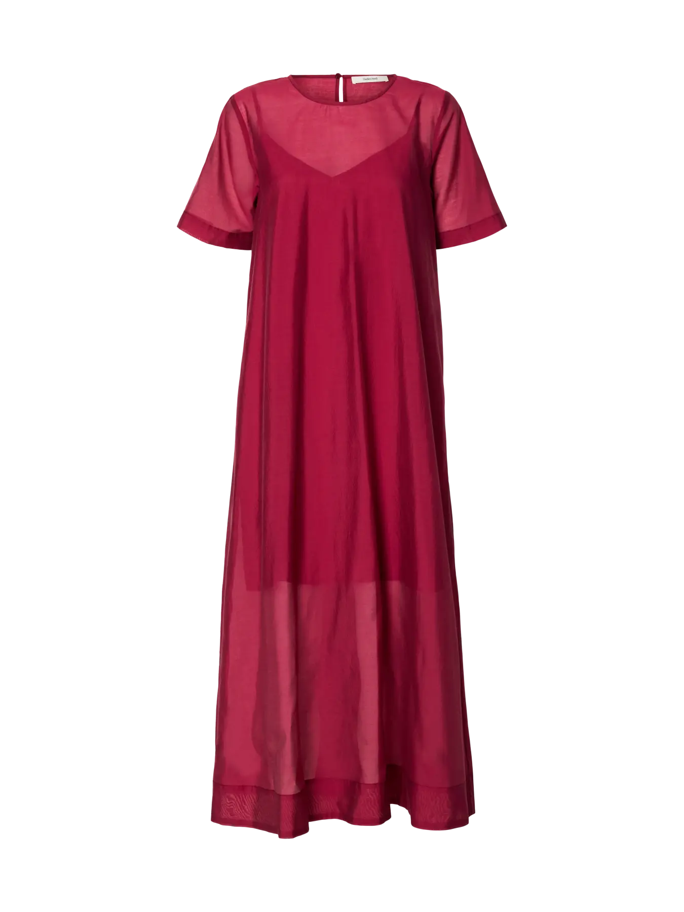 Iris regular SS ankle dress Anemone
