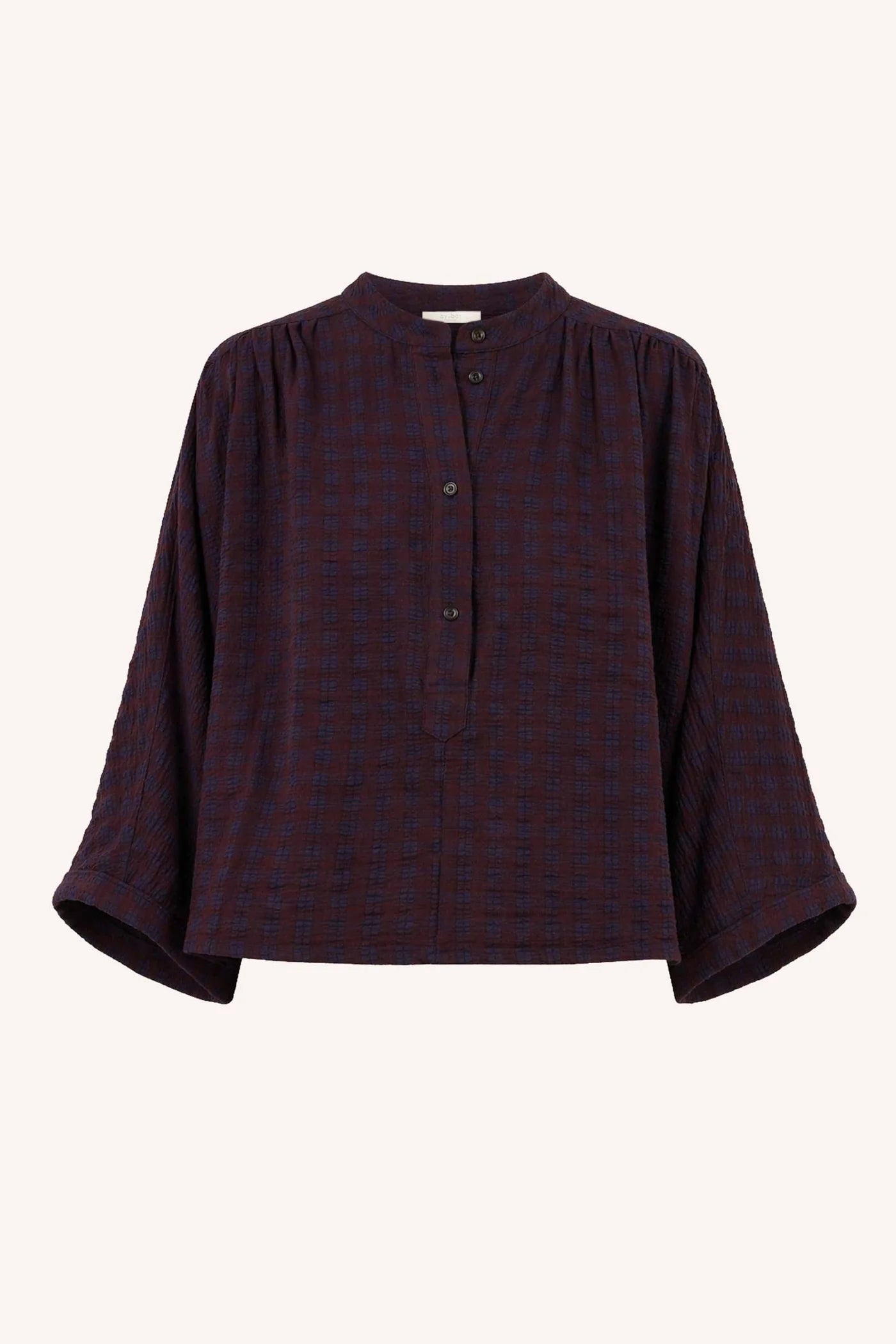 Jess Blouse Wine Check