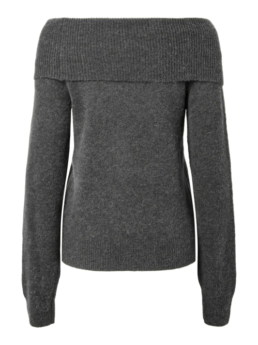 Johi wool blend pullover Medium grey melange