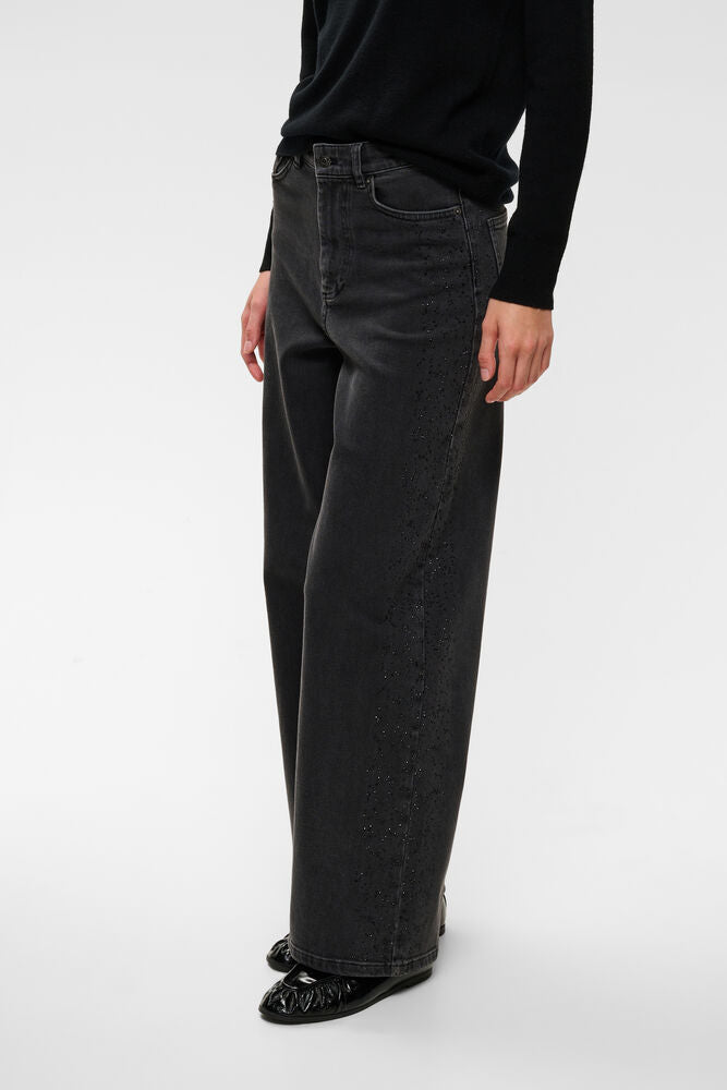 Juna Aalia jeans Dark grey glitter