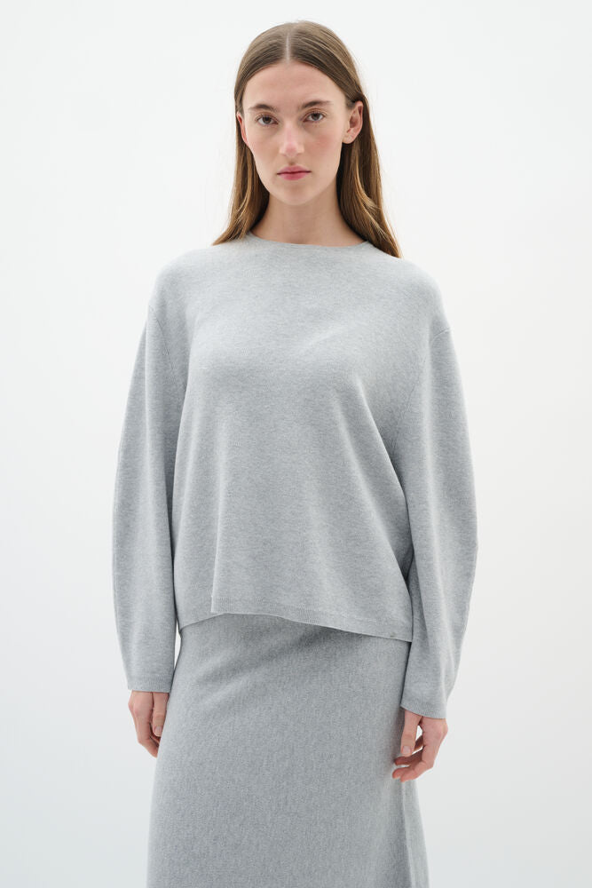 Kaylla pullover Sandy grey melange