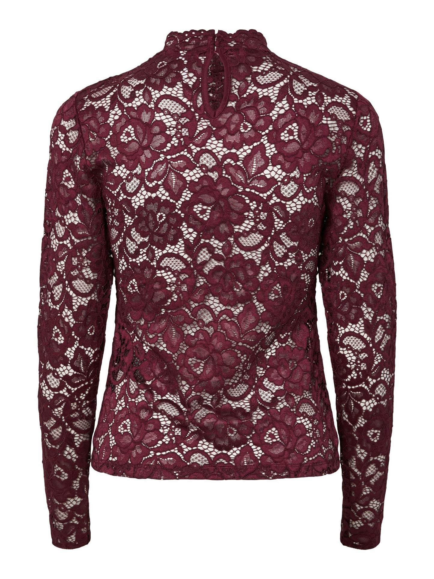 Lacey LS lace top Port royale