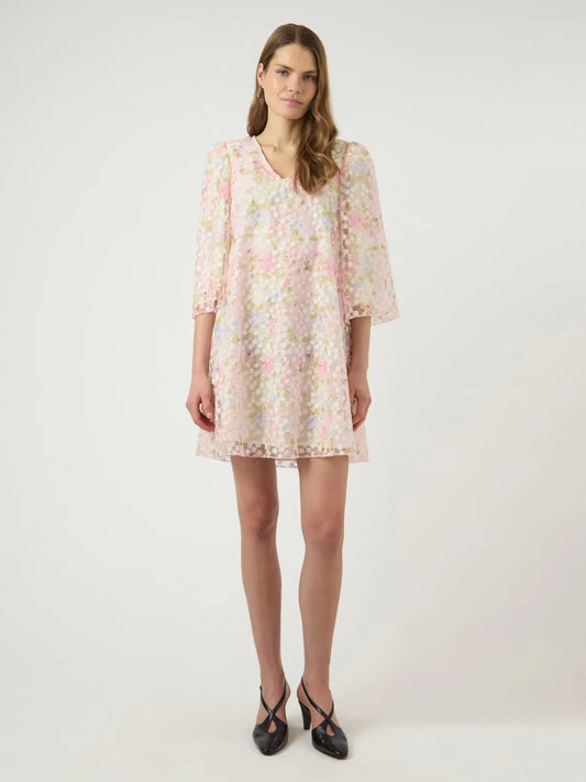 Leanna 3/4 dress Leanna flower