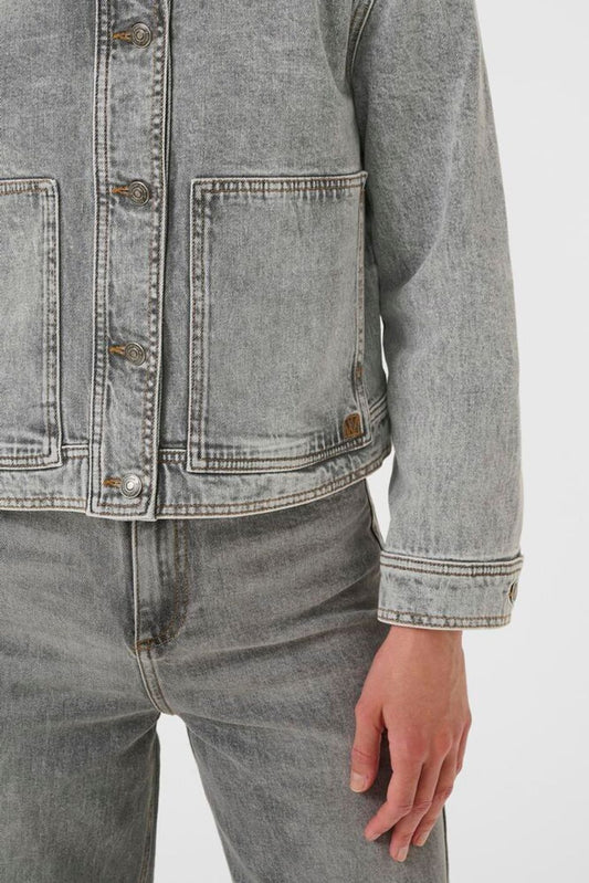 Nanas denim jacket Light grey denim